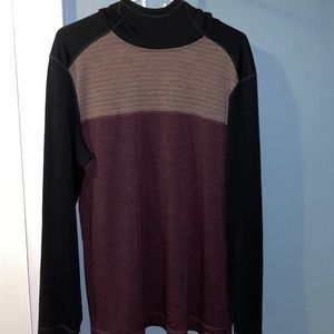 Smart wool merino 250 color block hoodie